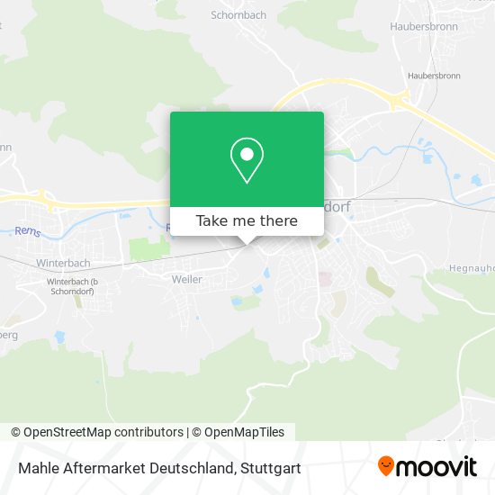 Mahle Aftermarket Deutschland map