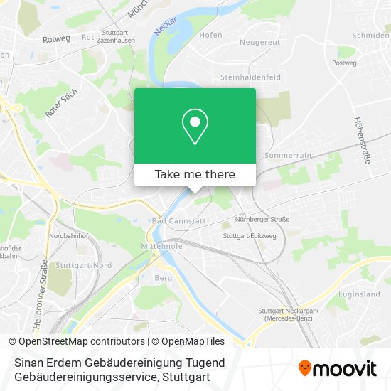 Sinan Erdem Gebäudereinigung Tugend Gebäudereinigungsservice map