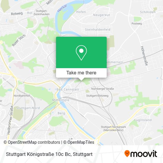 Карта Stuttgart Königstraße 10c Bc