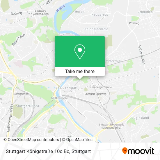 Карта Stuttgart Königstraße 10c Bc