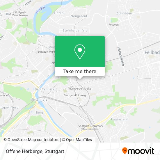 Карта Offene Herberge