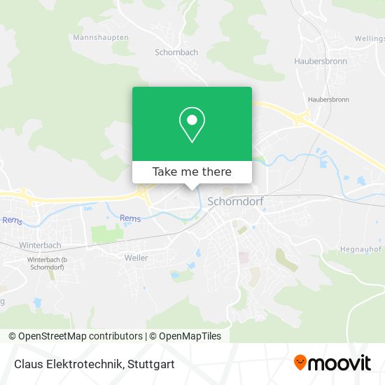 Claus Elektrotechnik map