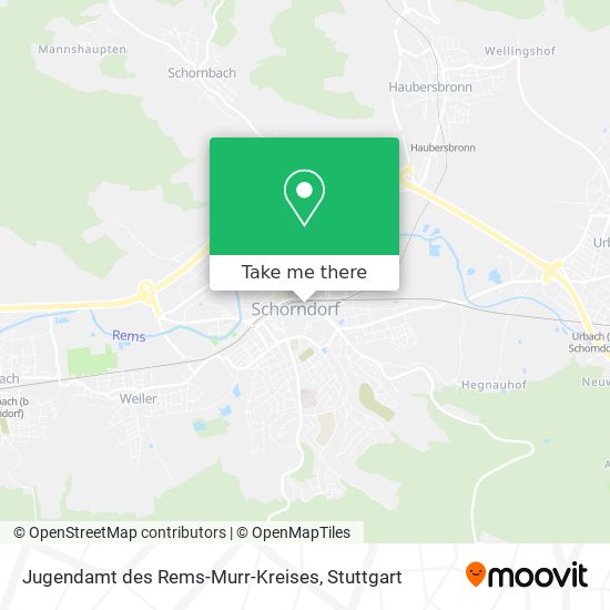 Jugendamt des Rems-Murr-Kreises map