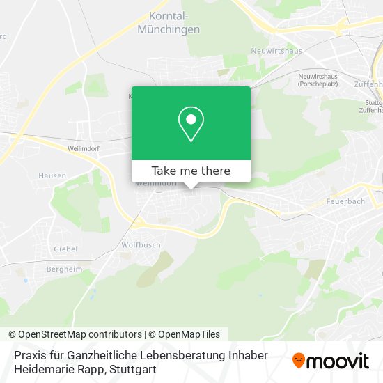 Praxis für Ganzheitliche Lebensberatung Inhaber Heidemarie Rapp map