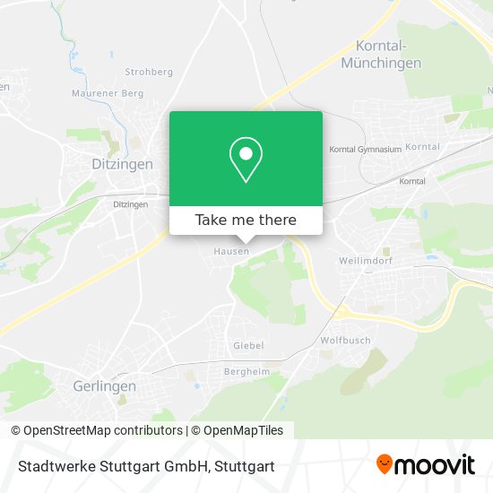 Stadtwerke Stuttgart GmbH map