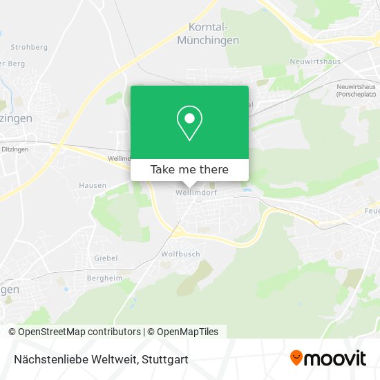 Nächstenliebe Weltweit map