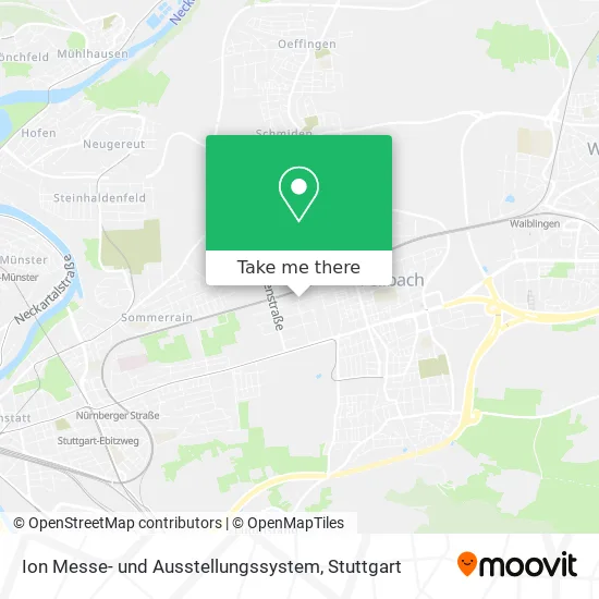 Карта Ion Messe- und Ausstellungssystem