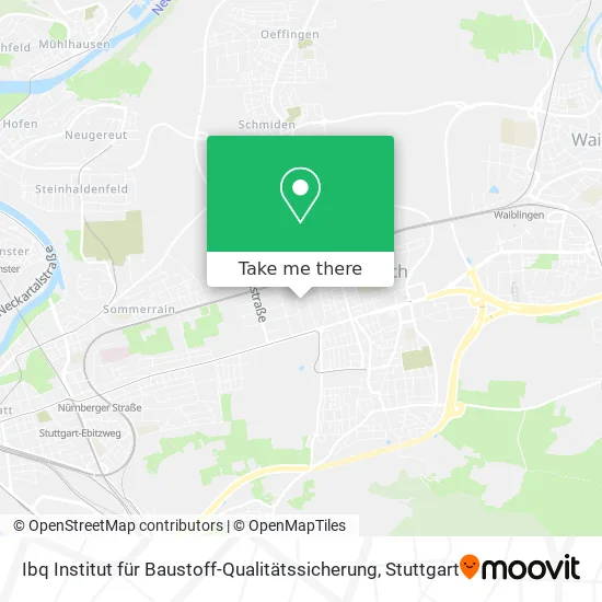 Карта Ibq Institut für Baustoff-Qualitätssicherung