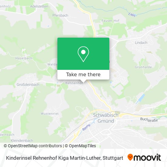 Kinderinsel Rehnenhof Kiga Martin-Luther map