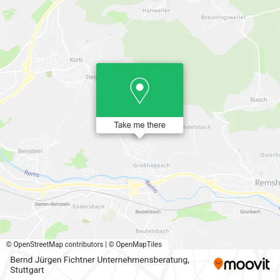 Карта Bernd Jürgen Fichtner Unternehmensberatung