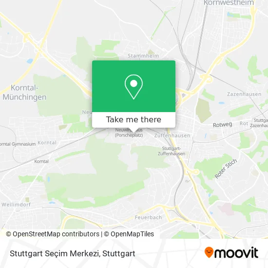 Карта Stuttgart Seçim Merkezi