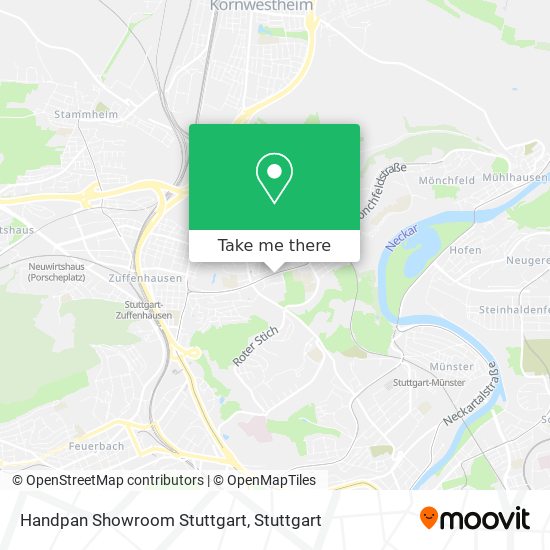 Handpan Showroom Stuttgart map