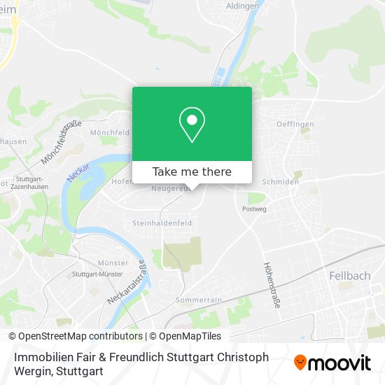 Immobilien Fair & Freundlich Stuttgart Christoph Wergin map