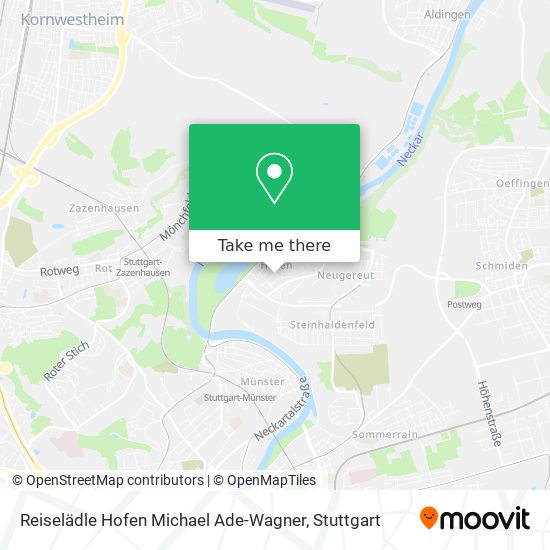 Карта Reiselädle Hofen Michael Ade-Wagner