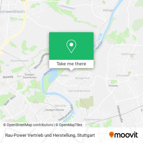 Rau-Power Vertrieb und Herstellung map