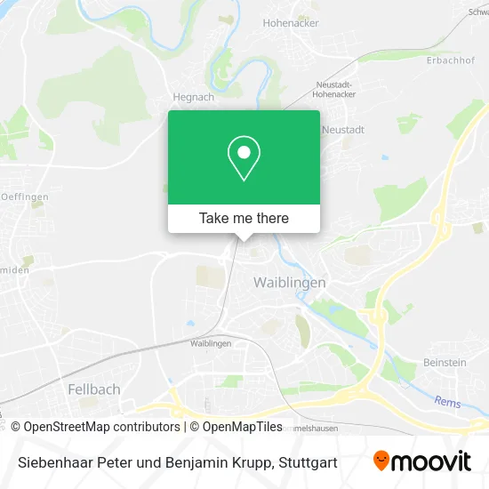 Карта Siebenhaar Peter und Benjamin Krupp
