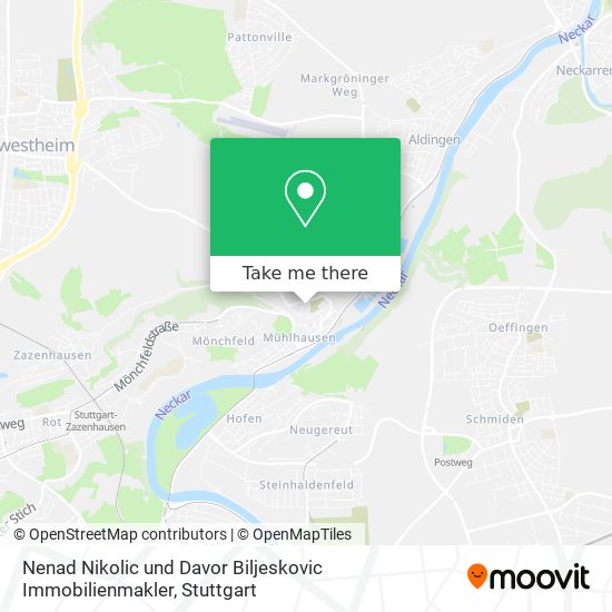 Nenad Nikolic und Davor Biljeskovic Immobilienmakler map