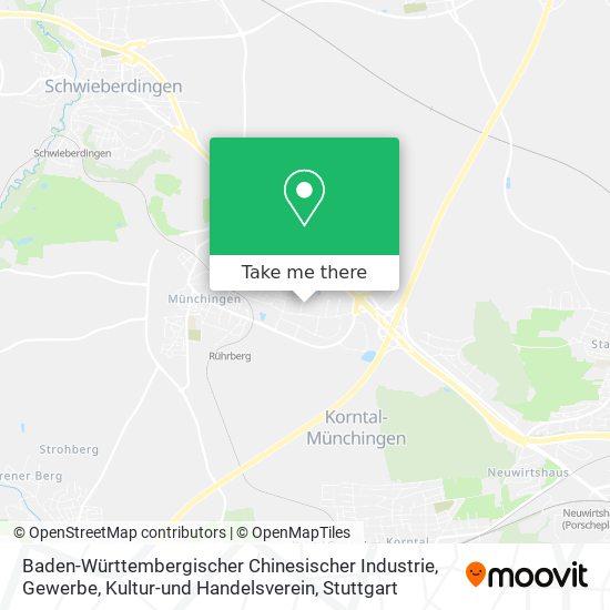 Baden-Württembergischer Chinesischer Industrie, Gewerbe, Kultur-und Handelsverein map