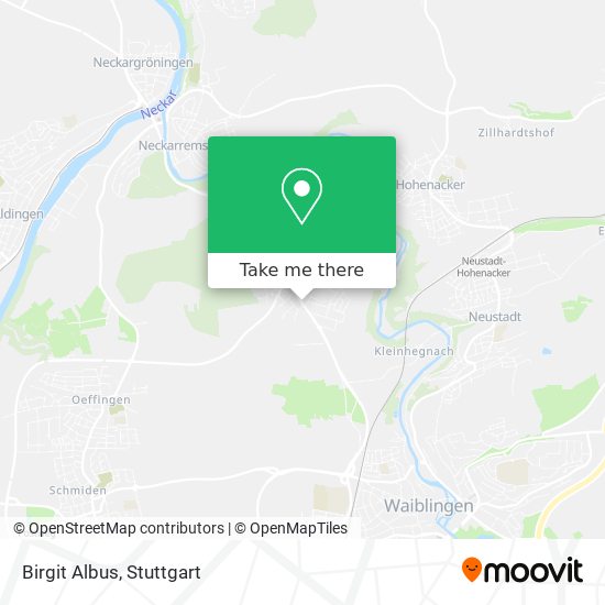 Birgit Albus map