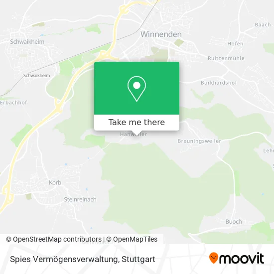 Карта Spies Vermögensverwaltung