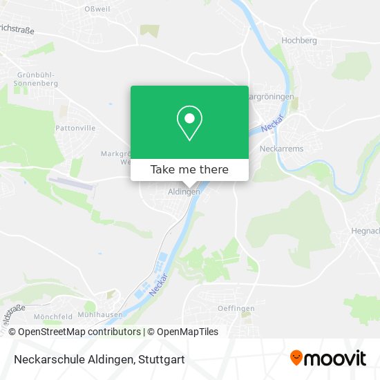 Neckarschule Aldingen map