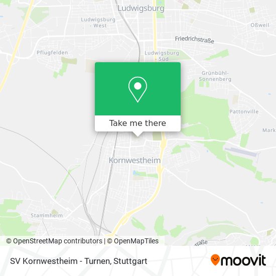 Карта SV Kornwestheim - Turnen