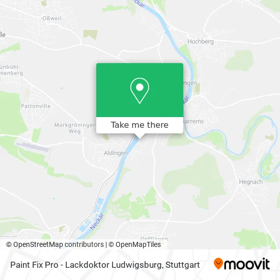 Карта Paint Fix Pro - Lackdoktor Ludwigsburg