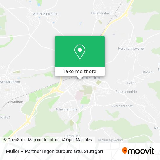 Müller + Partner Ingenieurbüro Gtü map