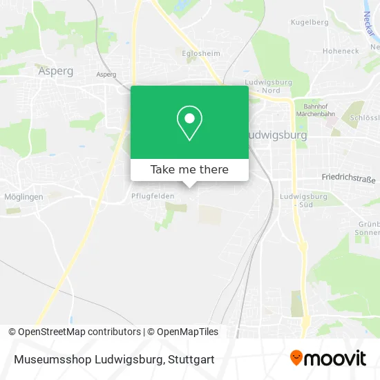 Museumsshop Ludwigsburg map