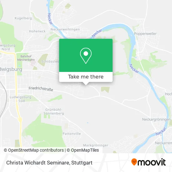 Christa Wichardt Seminare map