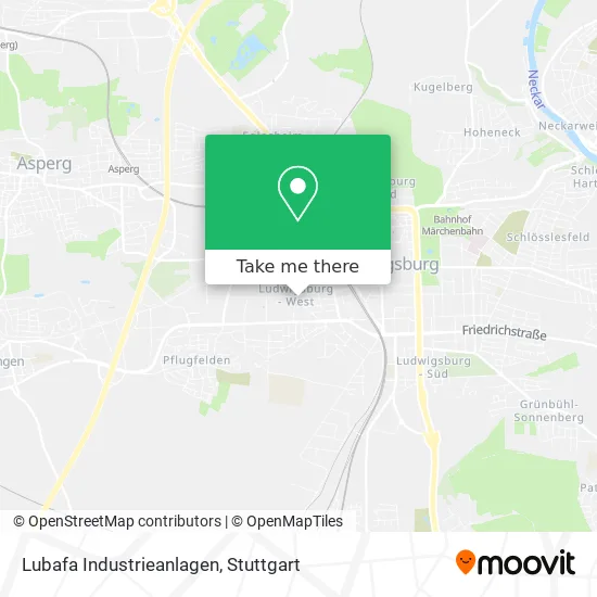 Карта Lubafa Industrieanlagen