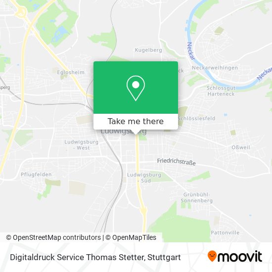 Digitaldruck Service Thomas Stetter map