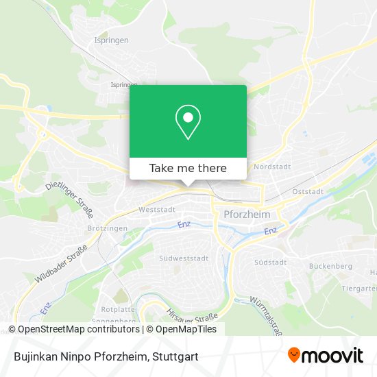 Bujinkan Ninpo Pforzheim map