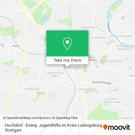 Hochdorf - Evang. Jugendhilfe im Kreis Ludwigsburg map
