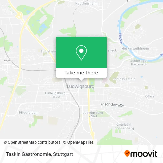 Карта Taskin Gastronomie