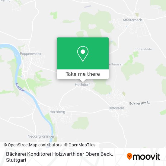 Карта Bäckerei Konditorei Holzwarth der Obere Beck