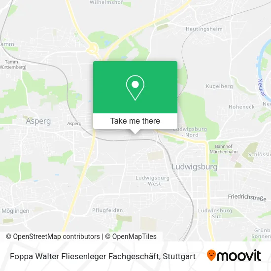 Карта Foppa Walter Fliesenleger Fachgeschäft