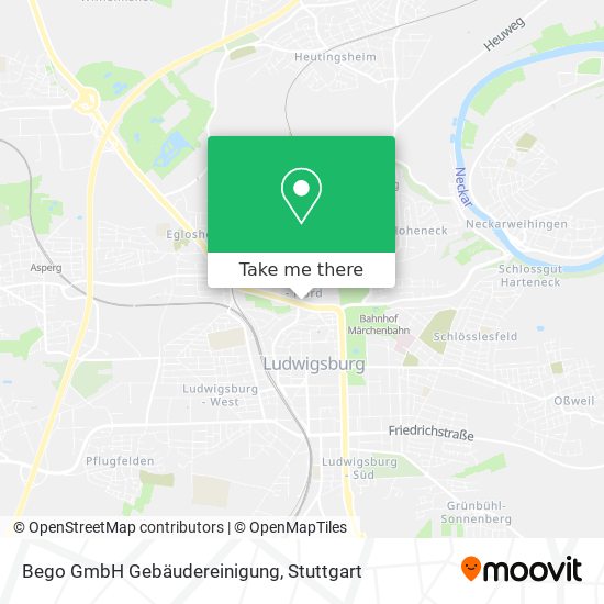 Карта Bego GmbH Gebäudereinigung