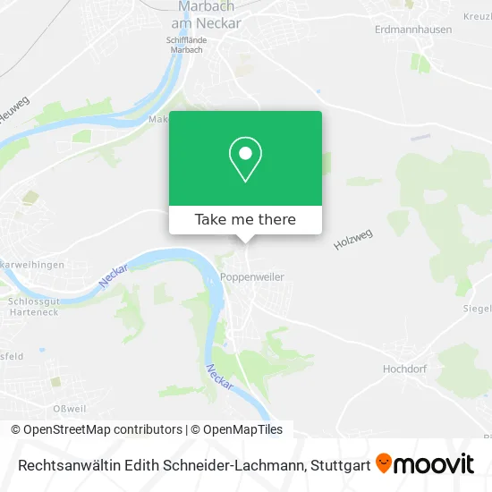 Карта Rechtsanwältin Edith Schneider-Lachmann