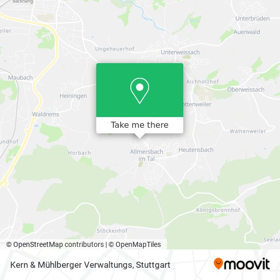 Kern & Mühlberger Verwaltungs map