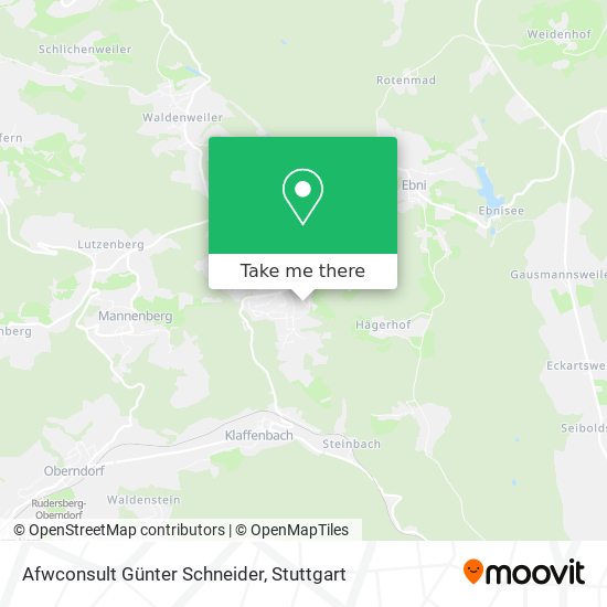 Afwconsult Günter Schneider map