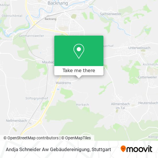 Andja Schneider Aw Gebäudereinigung map