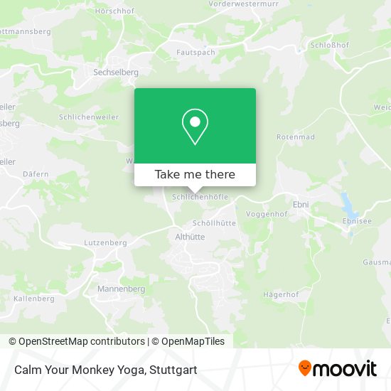 Карта Calm Your Monkey Yoga