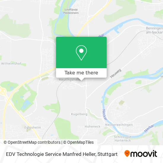 Карта EDV Technologie Service Manfred Heller