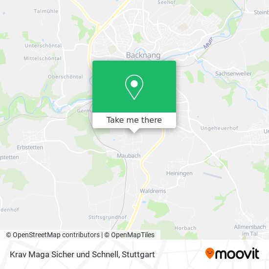 Krav Maga Sicher und Schnell map