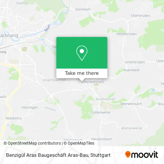 Карта Benzigül Aras Baugeschäft Aras-Bau