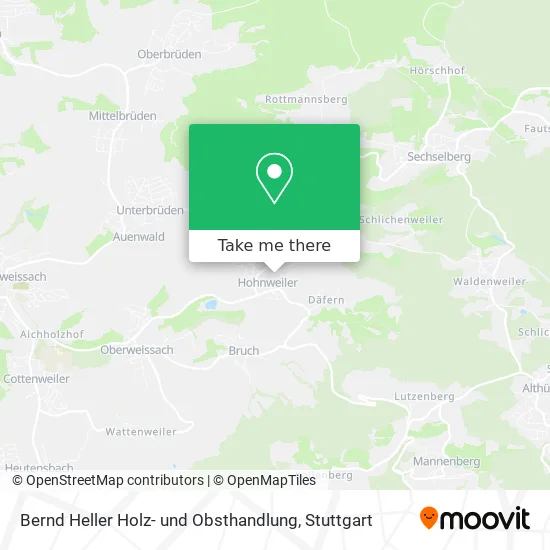 Карта Bernd Heller Holz- und Obsthandlung