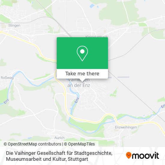 Die Vaihinger Gesellschaft für Stadtgeschichte, Museumsarbeit und Kultur map