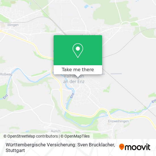 Württembergische Versicherung: Sven Brucklacher map