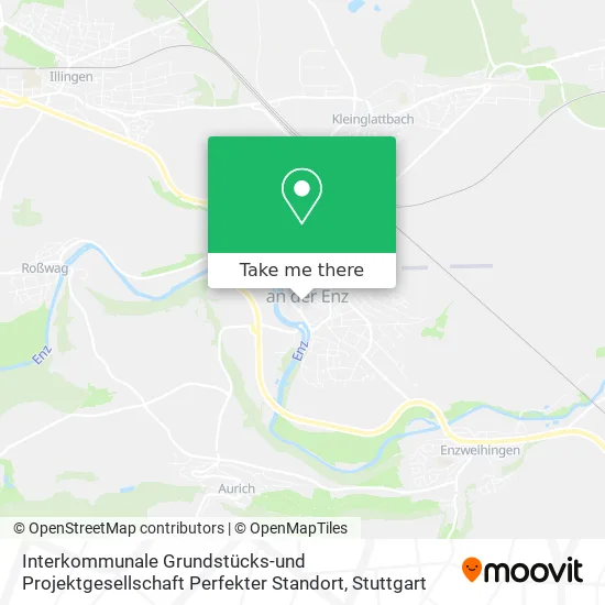 Карта Interkommunale Grundstücks-und Projektgesellschaft Perfekter Standort